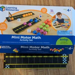 Mini Motor Math Activity Set - Multicolor
